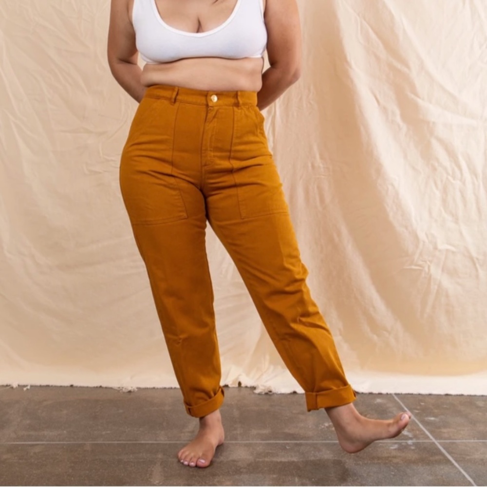 big bud press spicy mustard pencil pants XL
